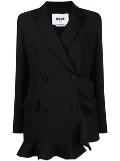 MSGM блейзер с оборками