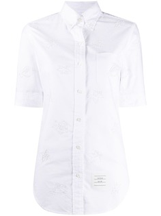 Thom Browne рубашка с короткими рукавами и бисером