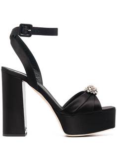 Giuseppe Zanotti атласные босоножки Sphera