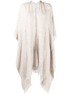 Brunello Cucinelli кардиган-пальто с пайетками