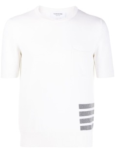 Thom Browne трикотажная футболка с полосками 4-Bar