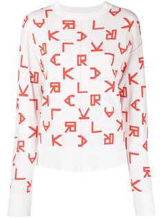 Karl Lagerfeld двусторонний джемпер с логотипом