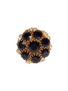 Dolce & Gabbana позолоченное кольцо с кристаллами