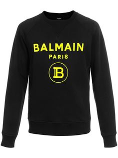 Balmain толстовка с фактурным логотипом