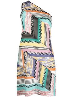 Missoni трикотажное платье на одно плечо