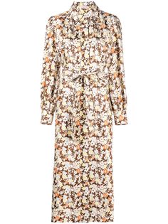 Tory Burch платье с цветочным принтом