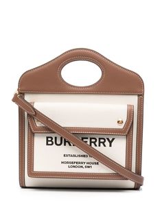 Burberry сумка-тоут Pocket с логотипом
