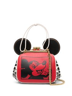 Coach сумка Kisslock Mickey Mouse Disney x Keith Haring