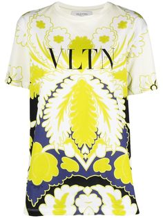 Valentino футболка с логотипом VLTN