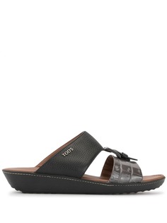 Tods двухцветные сандалии Tod`S