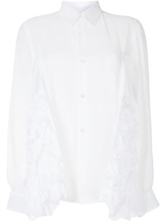 Comme Des Garçons Comme Des Garçons рубашка с оборками и длинными рукавами