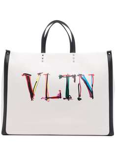 Valentino Garavani сумка-тоут с логотипом VLTN