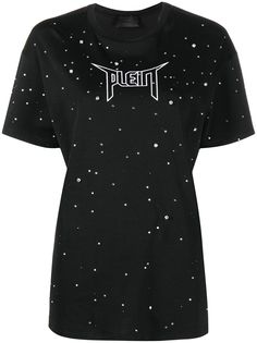 Philipp Plein футболка с кристаллами