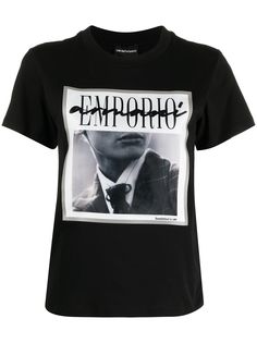 Emporio Armani футболка с графичным принтом