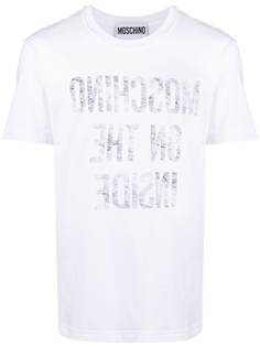 Moschino футболка с логотипом