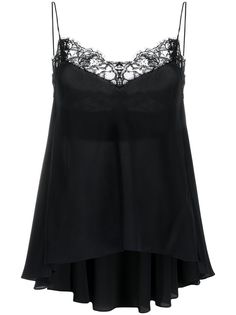 Alexander McQueen драпированный топ с кружевом
