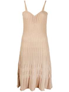 Pinko платье мини с эффектом металлик