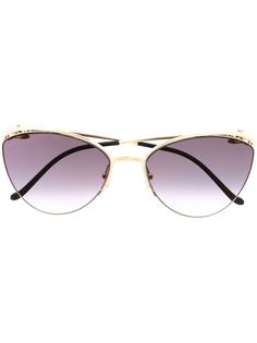 Cartier Eyewear солнцезащитные очки Panthère в оправе кошачий глаз