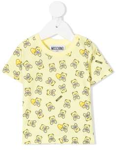 Moschino Kids футболка с узором Toy Bear