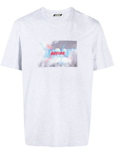 MSGM футболка с логотипом