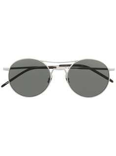 Saint Laurent Eyewear солнцезащитные очки SL 421 в круглой оправе