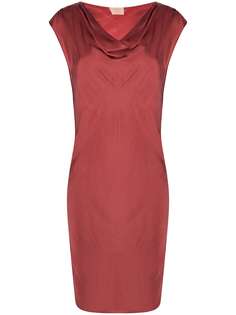 LANVIN Pre-Owned платье 2011-го года с воротником-хомутом