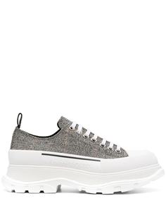 Alexander McQueen кроссовки Tread в клетку