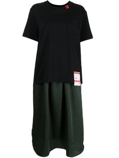 Maison Mihara Yasuhiro футболка с нашивкой-логотипом