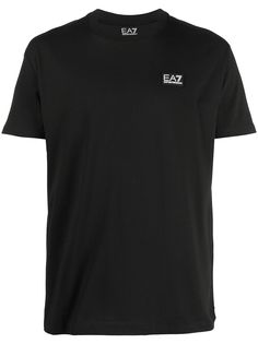 Ea7 Emporio Armani футболка с нашивкой-логотипом