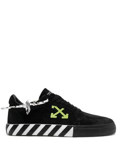 Off-White кеды на вулканизированной подошве с полосками