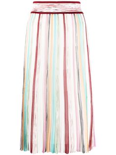 Missoni полосатая юбка с завышенной талией