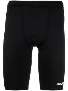 MSGM спортивные шорты с логотипом