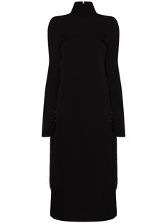 ROTATE платье миди с бахромой