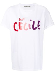 Être Cécile футболка с логотипом