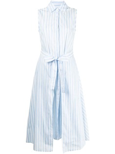 Rosetta Getty полосатое платье-рубашка без рукавов