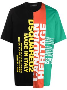 Dsquared2 футболка в стиле колор-блок с логотипом