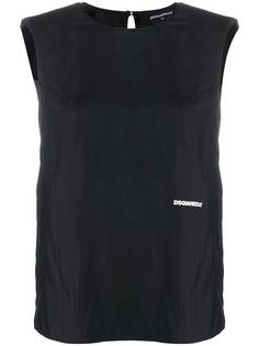 Dsquared2 топ без рукавов с логотипом