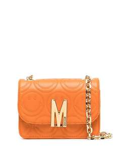 Moschino стеганая сумка на плечо