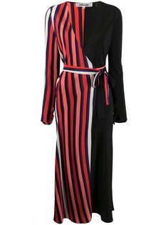 DVF Diane von Furstenberg двухцветное платье