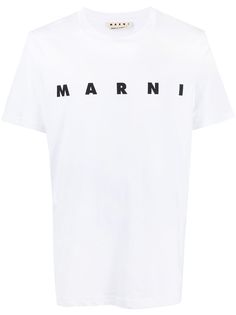 Marni футболка с логотипом