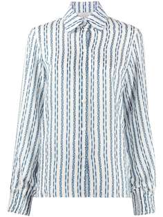 Nina Ricci полосатая рубашка с длинными рукавами