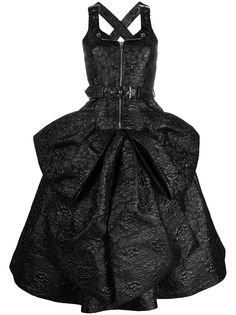 Moschino платье миди без рукавов с цветочным узором