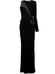 Elisabetta Franchi платье с прозрачной вставкой