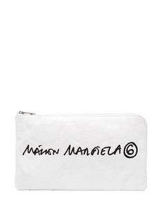MM6 Maison Margiela клатч с логотипом