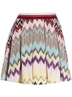 Missoni юбка с узором шеврон и плиссировкой