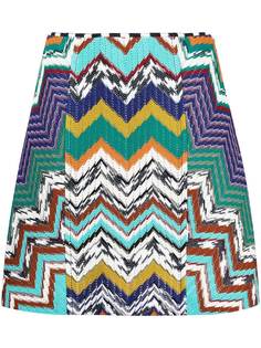 Missoni юбка А-силуэта с узором зигзаг