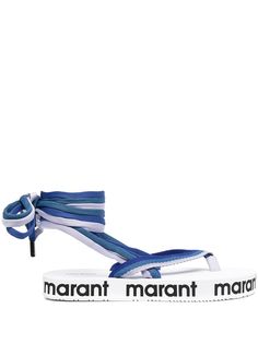 Isabel Marant сандалии с логотипом