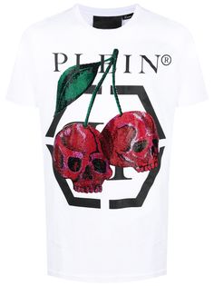 Philipp Plein декорированная футболка