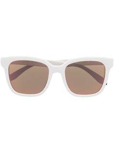 Alexander McQueen Eyewear солнцезащитные очки в квадратной оправе