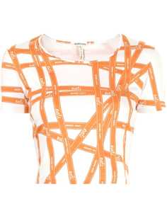 Hermès футболка pre-owned с принтом Bolduc Ribbon
